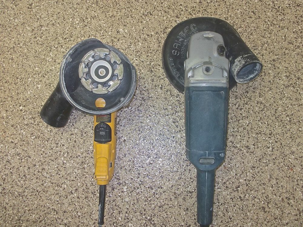 projek lantai epoxy grinder